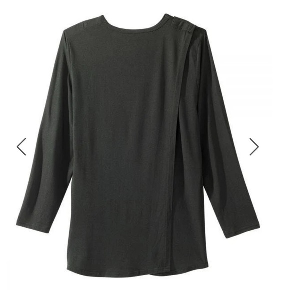 Silverts Black Embellished Long Sleeve Womens Top Assisted Dressing Small NWT - Picture 4 of 16